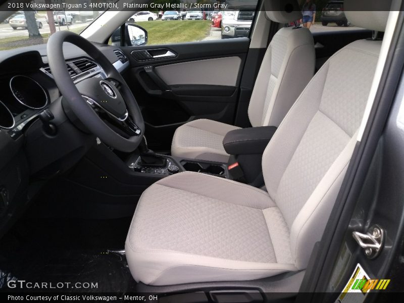 Platinum Gray Metallic / Storm Gray 2018 Volkswagen Tiguan S 4MOTION