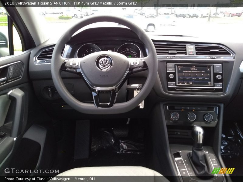 Platinum Gray Metallic / Storm Gray 2018 Volkswagen Tiguan S 4MOTION