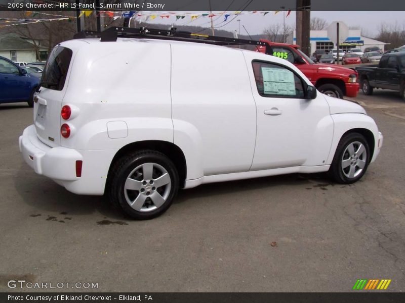 Summit White / Ebony 2009 Chevrolet HHR LS Panel