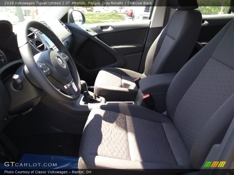 Pepper Gray Metallic / Charcoal Black 2018 Volkswagen Tiguan Limited 2.0T 4Motion