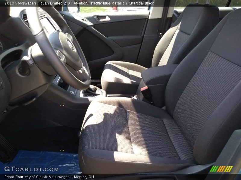 Pacific Blue Metallic / Charcoal Black 2018 Volkswagen Tiguan Limited 2.0T 4Motion