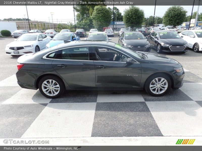 Nightfall Gray Metallic / Dark Atmosphere/Medium Ash Gray 2016 Chevrolet Malibu LT