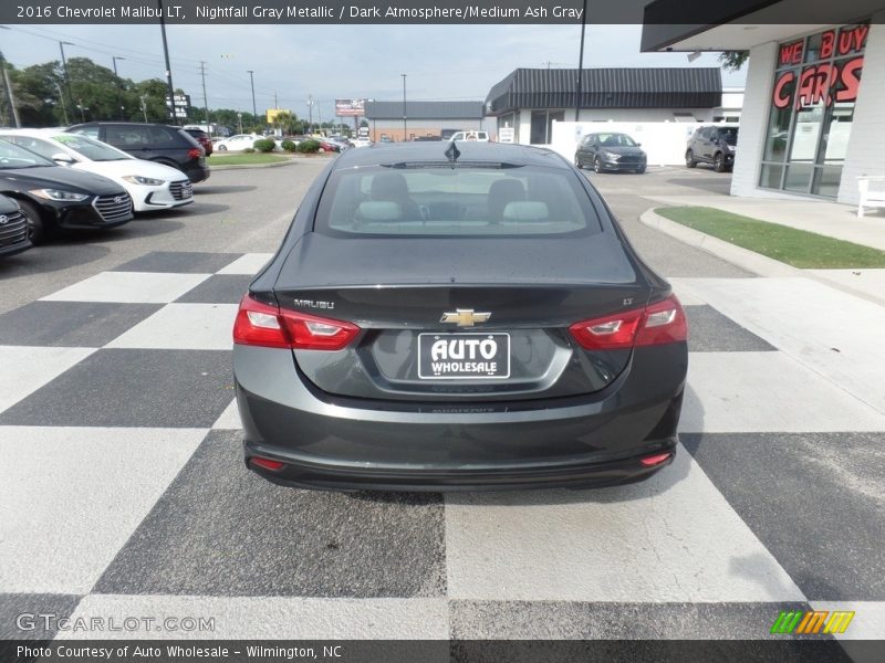 Nightfall Gray Metallic / Dark Atmosphere/Medium Ash Gray 2016 Chevrolet Malibu LT