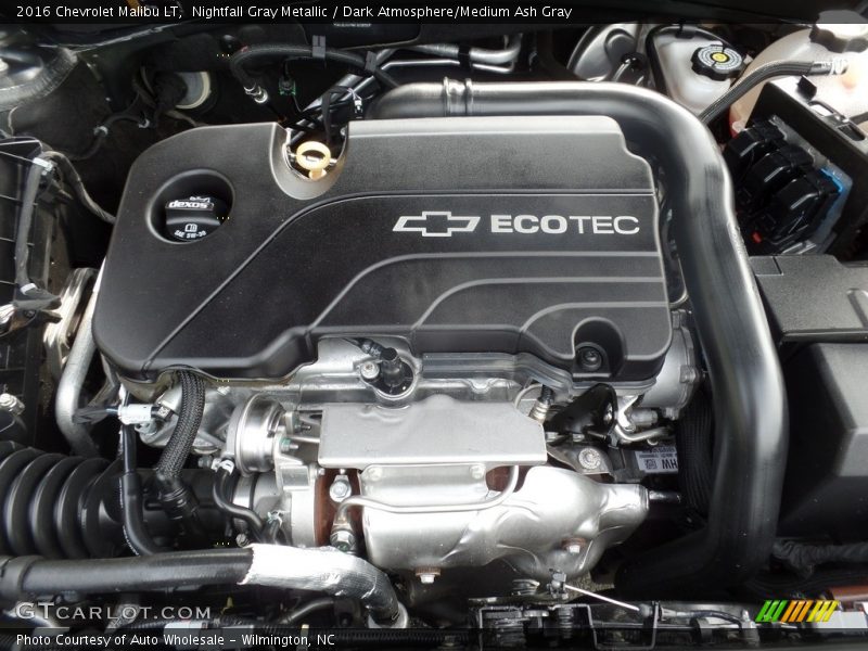 Nightfall Gray Metallic / Dark Atmosphere/Medium Ash Gray 2016 Chevrolet Malibu LT