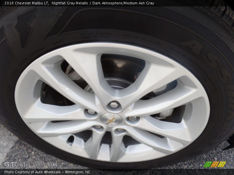 Nightfall Gray Metallic / Dark Atmosphere/Medium Ash Gray 2016 Chevrolet Malibu LT