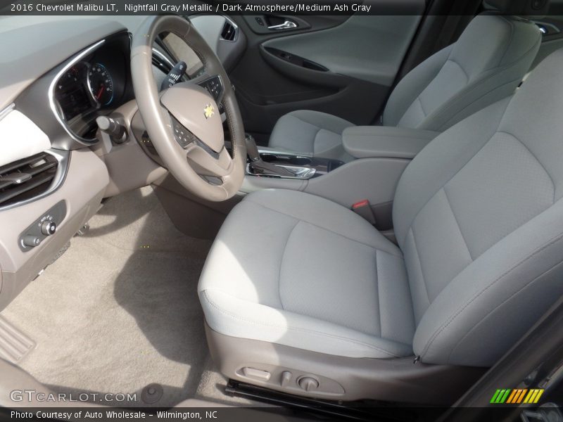 Nightfall Gray Metallic / Dark Atmosphere/Medium Ash Gray 2016 Chevrolet Malibu LT