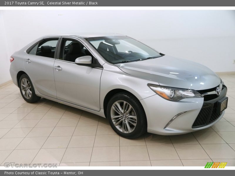 Celestial Silver Metallic / Black 2017 Toyota Camry SE