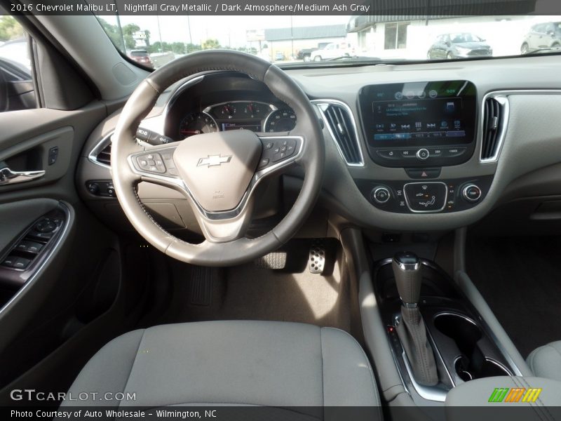 Nightfall Gray Metallic / Dark Atmosphere/Medium Ash Gray 2016 Chevrolet Malibu LT