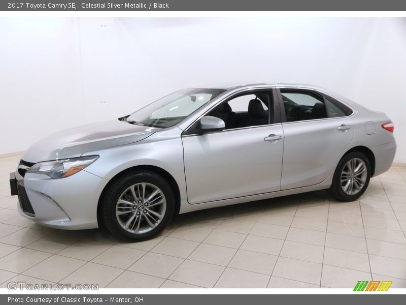 Celestial Silver Metallic / Black 2017 Toyota Camry SE