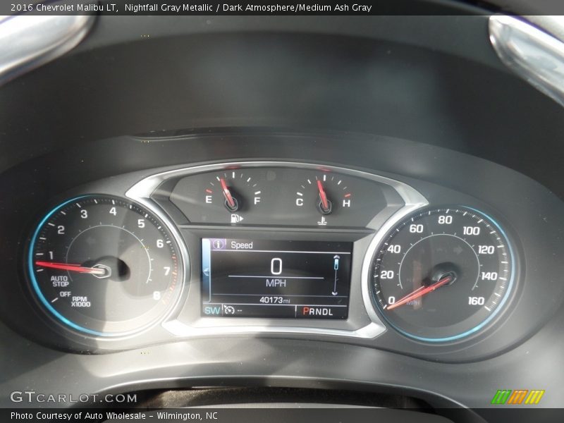 Nightfall Gray Metallic / Dark Atmosphere/Medium Ash Gray 2016 Chevrolet Malibu LT