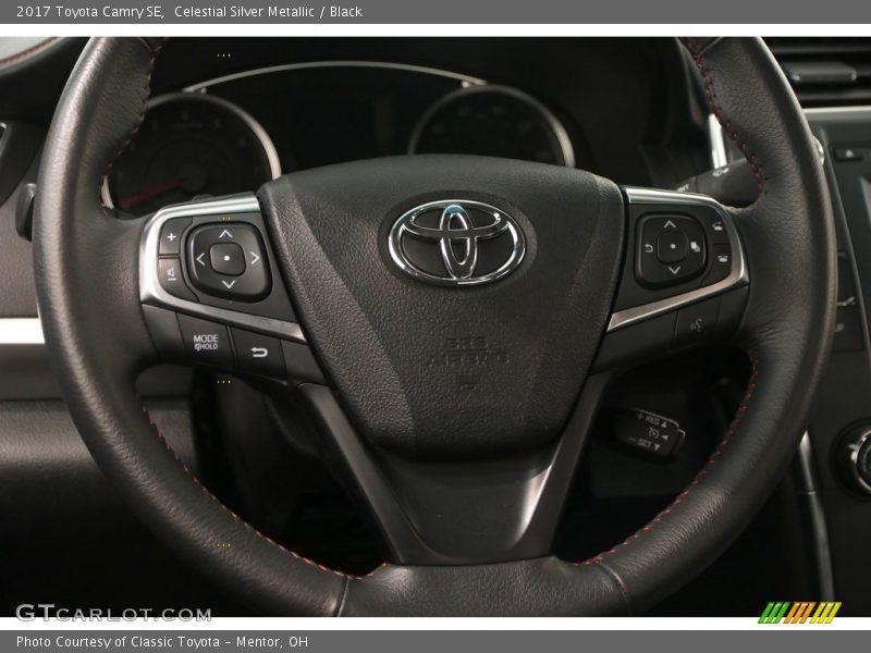 Celestial Silver Metallic / Black 2017 Toyota Camry SE