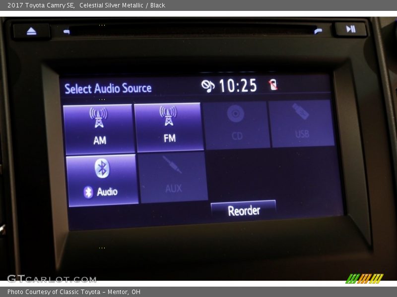 Celestial Silver Metallic / Black 2017 Toyota Camry SE