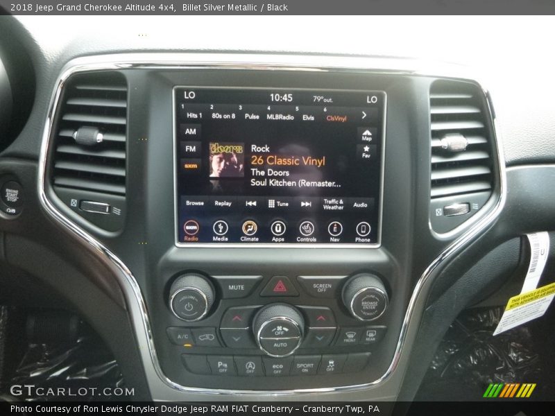 Billet Silver Metallic / Black 2018 Jeep Grand Cherokee Altitude 4x4