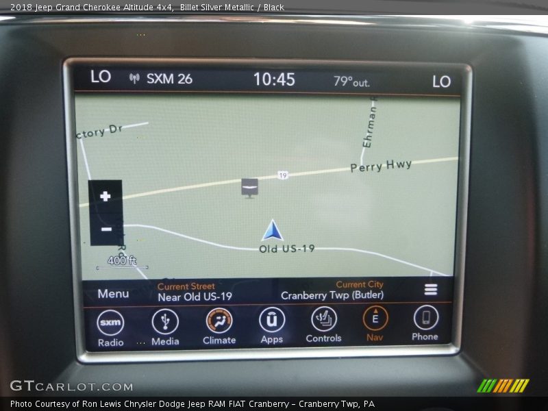 Billet Silver Metallic / Black 2018 Jeep Grand Cherokee Altitude 4x4