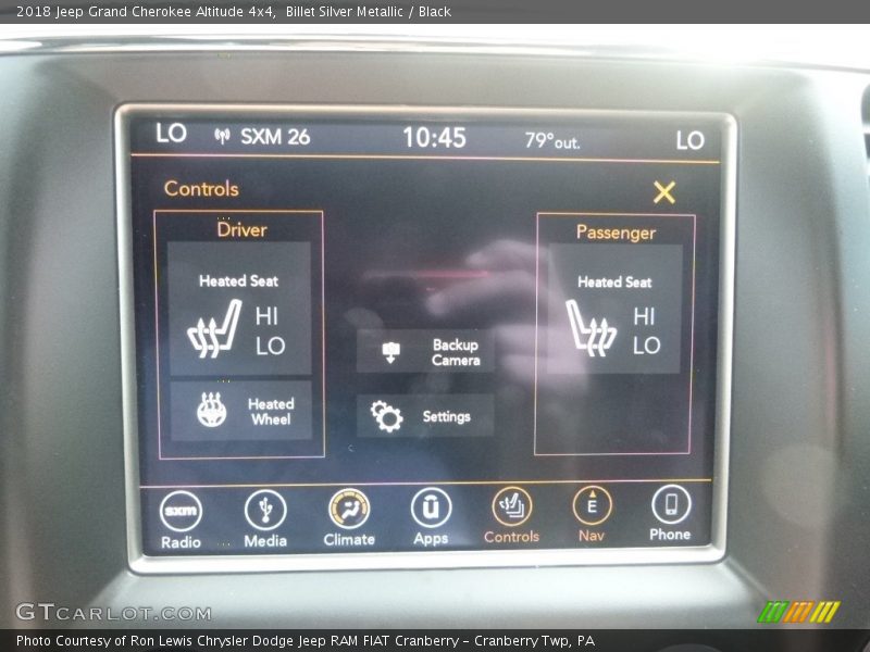 Billet Silver Metallic / Black 2018 Jeep Grand Cherokee Altitude 4x4