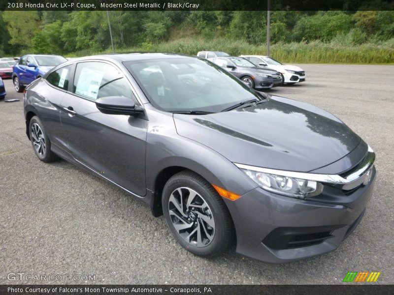 Front 3/4 View of 2018 Civic LX-P Coupe