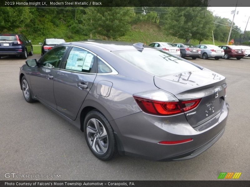 Modern Steel Metallic / Black 2019 Honda Insight LX