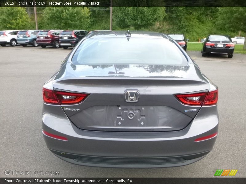 Modern Steel Metallic / Black 2019 Honda Insight LX