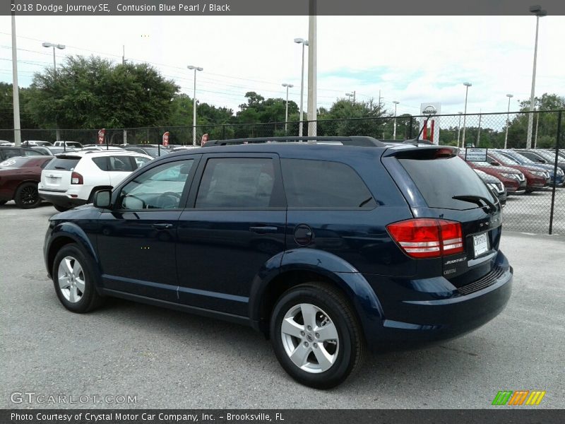 Contusion Blue Pearl / Black 2018 Dodge Journey SE