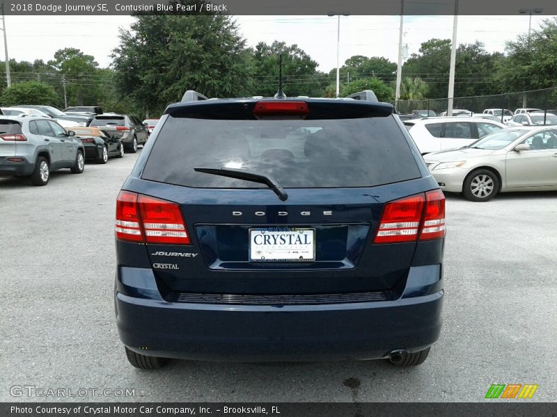 Contusion Blue Pearl / Black 2018 Dodge Journey SE