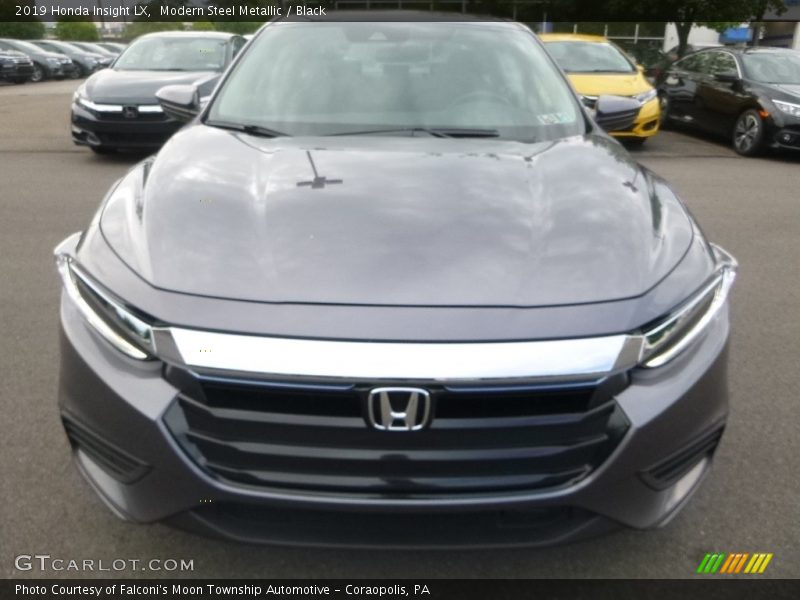 Modern Steel Metallic / Black 2019 Honda Insight LX