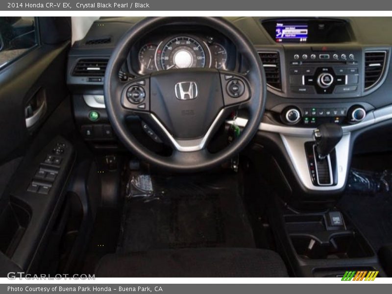 Crystal Black Pearl / Black 2014 Honda CR-V EX