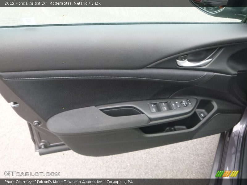 Modern Steel Metallic / Black 2019 Honda Insight LX