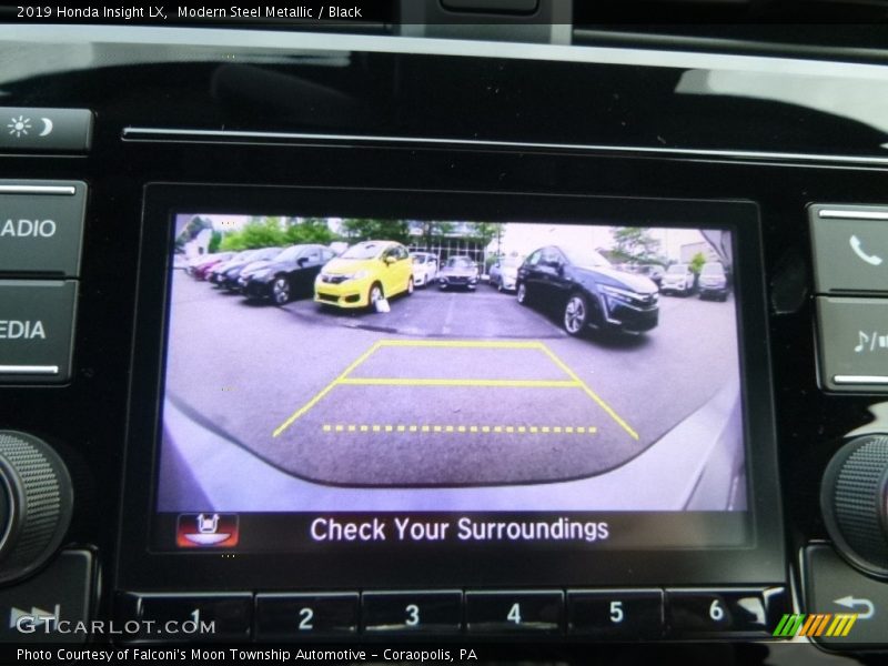 Modern Steel Metallic / Black 2019 Honda Insight LX