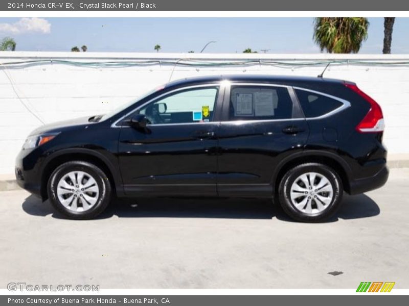 Crystal Black Pearl / Black 2014 Honda CR-V EX
