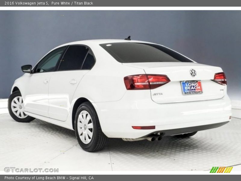 Pure White / Titan Black 2016 Volkswagen Jetta S
