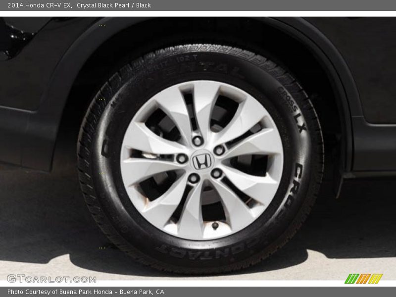 Crystal Black Pearl / Black 2014 Honda CR-V EX
