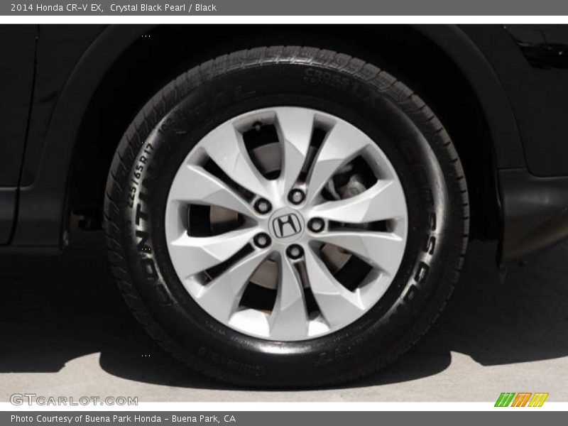 Crystal Black Pearl / Black 2014 Honda CR-V EX