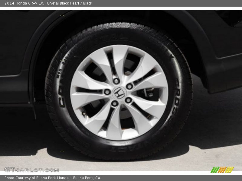 Crystal Black Pearl / Black 2014 Honda CR-V EX