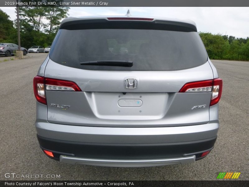 Lunar Silver Metallic / Gray 2019 Honda Pilot EX-L AWD