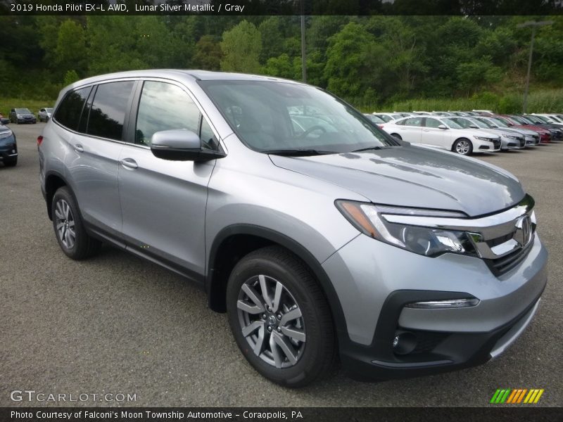 Front 3/4 View of 2019 Pilot EX-L AWD