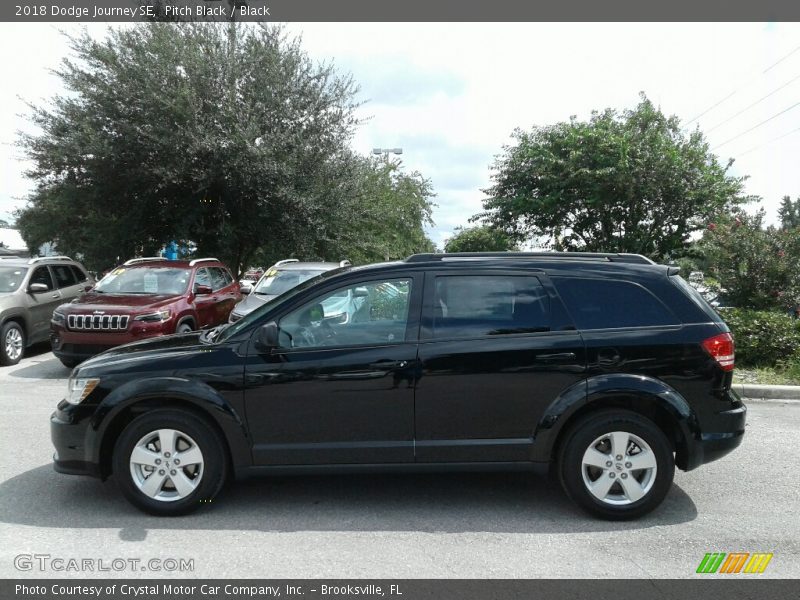 Pitch Black / Black 2018 Dodge Journey SE