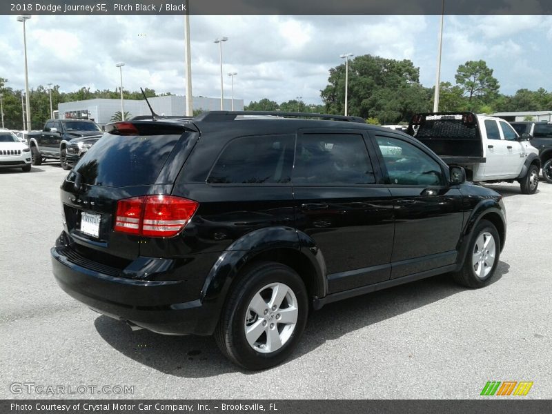 Pitch Black / Black 2018 Dodge Journey SE