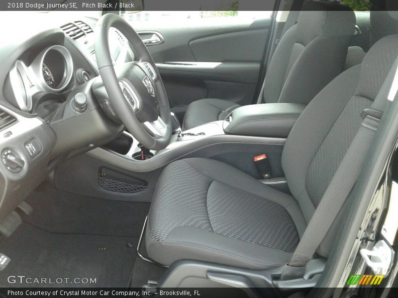 Pitch Black / Black 2018 Dodge Journey SE