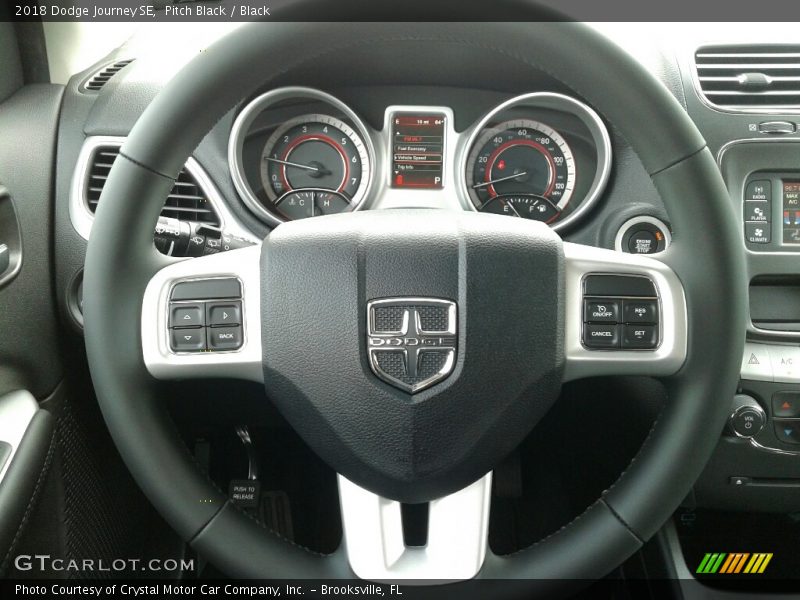 Pitch Black / Black 2018 Dodge Journey SE