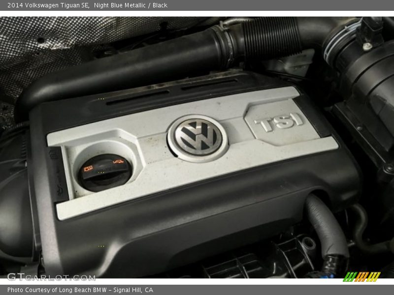 Night Blue Metallic / Black 2014 Volkswagen Tiguan SE