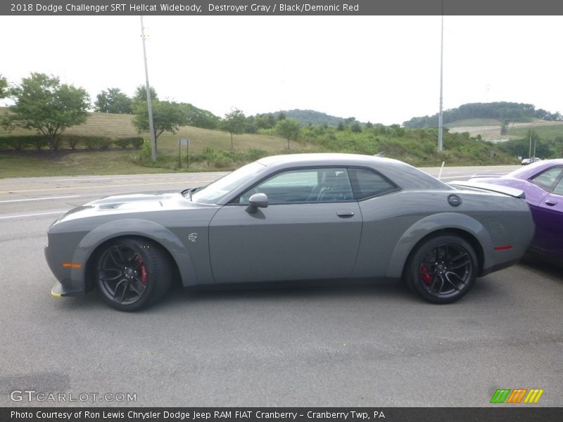  2018 Challenger SRT Hellcat Widebody Destroyer Gray