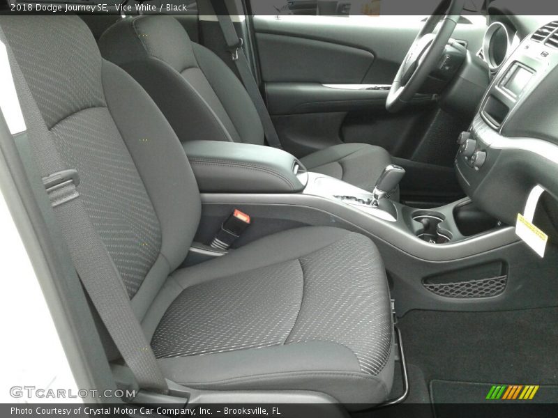 Vice White / Black 2018 Dodge Journey SE