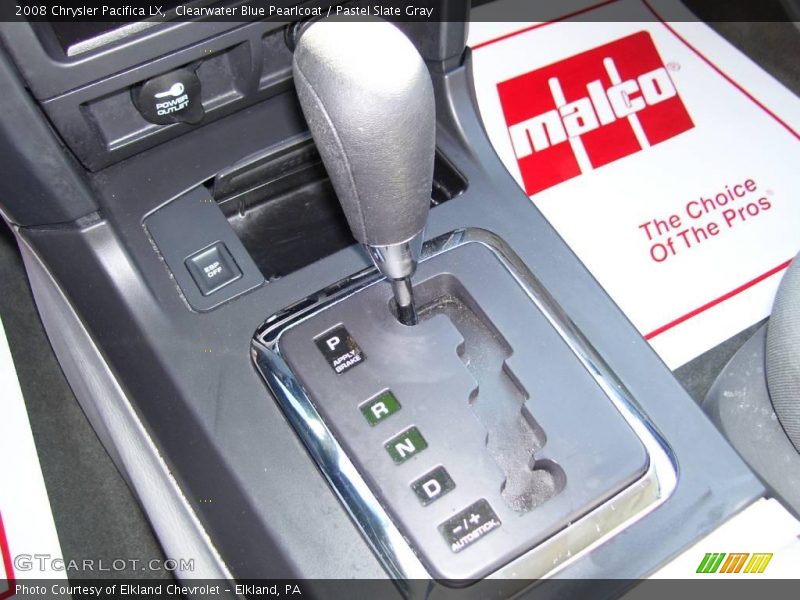 Clearwater Blue Pearlcoat / Pastel Slate Gray 2008 Chrysler Pacifica LX