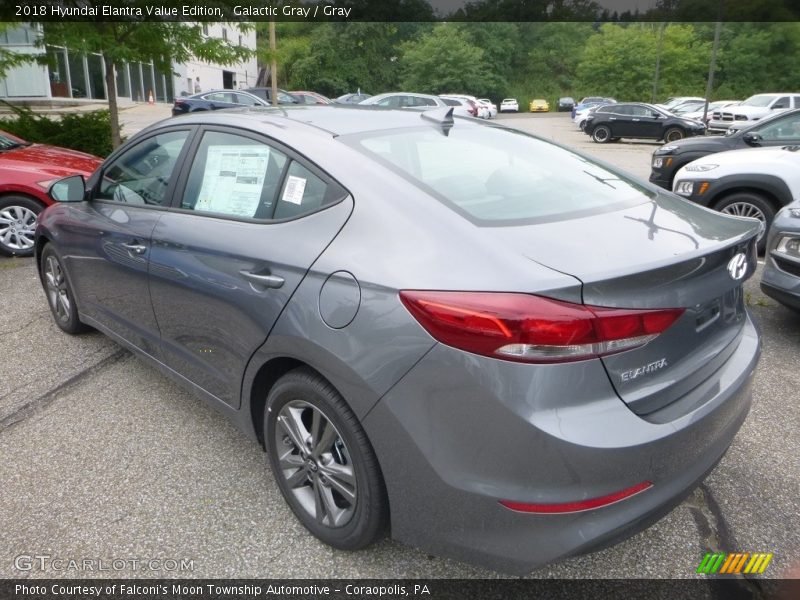 Galactic Gray / Gray 2018 Hyundai Elantra Value Edition