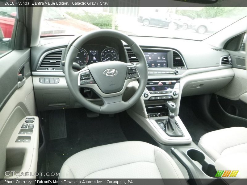 Galactic Gray / Gray 2018 Hyundai Elantra Value Edition