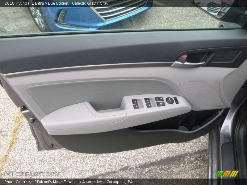 Galactic Gray / Gray 2018 Hyundai Elantra Value Edition