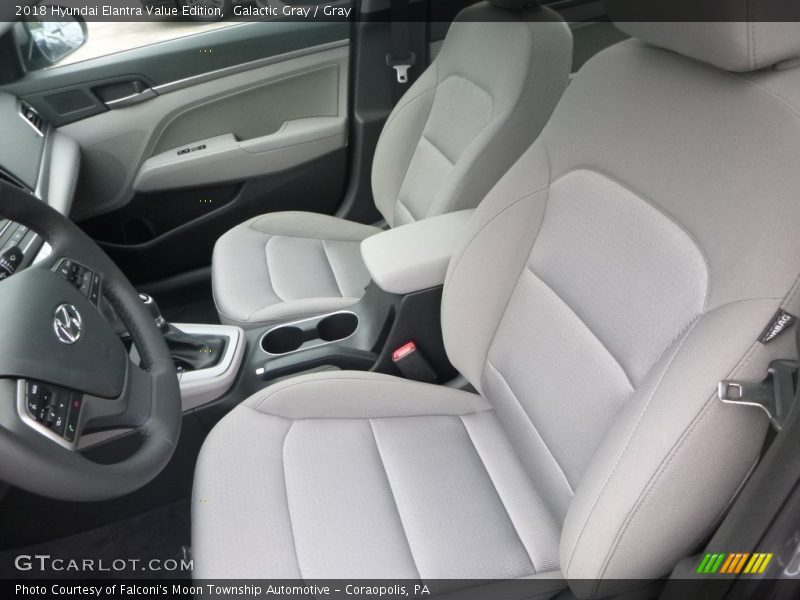 Galactic Gray / Gray 2018 Hyundai Elantra Value Edition