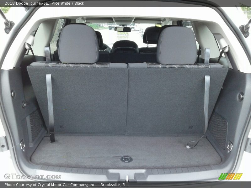 Vice White / Black 2018 Dodge Journey SE