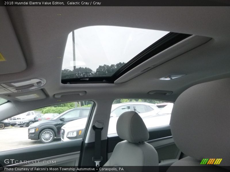 Galactic Gray / Gray 2018 Hyundai Elantra Value Edition