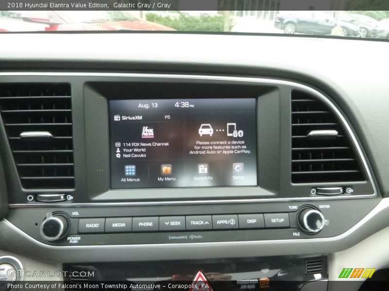 Galactic Gray / Gray 2018 Hyundai Elantra Value Edition